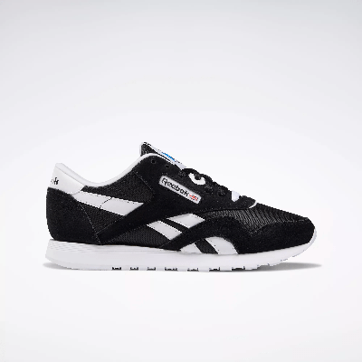 Reebok Women's Classic Nylon Casual Sneakers From Finish Line In Black