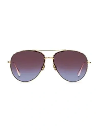 Dior Society3 57mm Aviator Sunglasses In Sunset