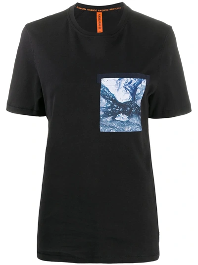 Raeburn Chest Patch T-shirt In Black