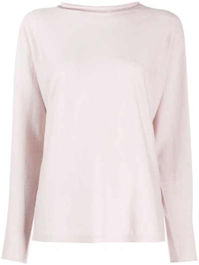 Fabiana Filippi Loose Batwing Sleeve Jumper In Pink