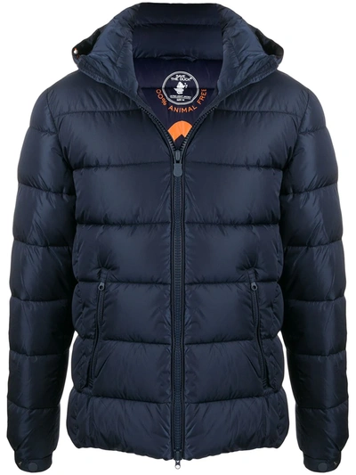 Save The Duck Megay Padded Jacket In Blue