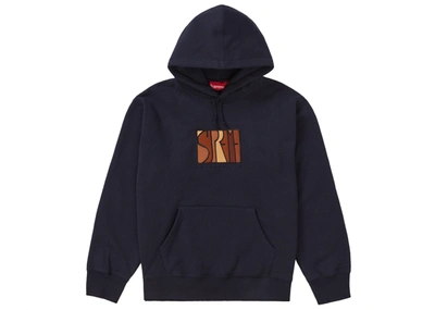 Pre-owned Supreme  Enterprises Hooded Sweatshirt Navy