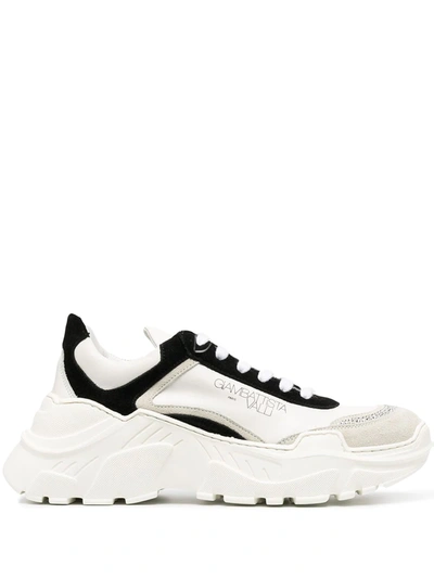 Giambattista Valli Rhinestone Embellished Chunky Sneakers In White