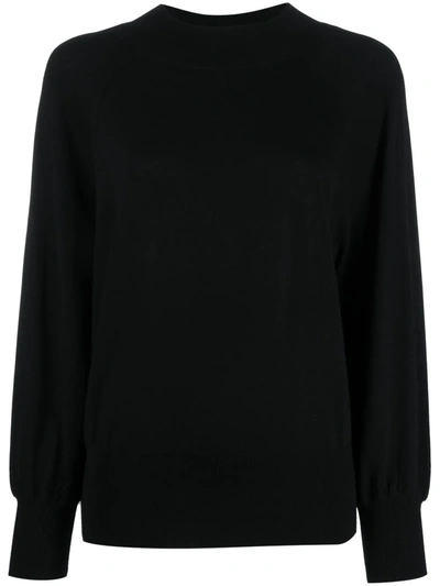 Luisa Cerano Mock Neck Jumper In Black