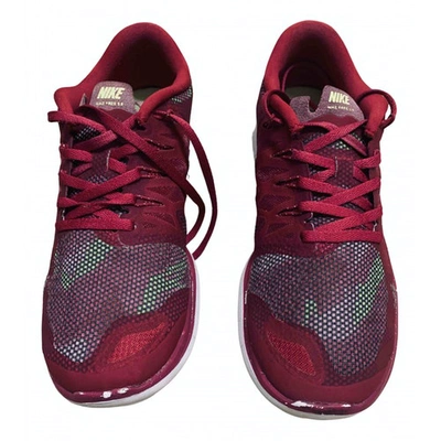 Pre-owned Nike Free Run Trainers In Multicolour