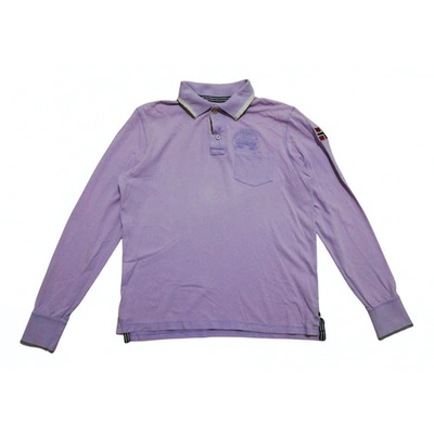Pre-owned Napapijri Polo Shirt In Purple