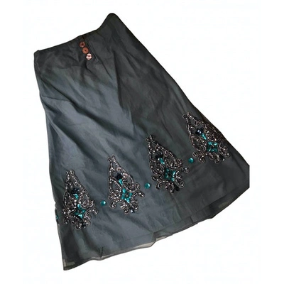 Pre-owned Antik Batik Mid-length Skirt In Grey