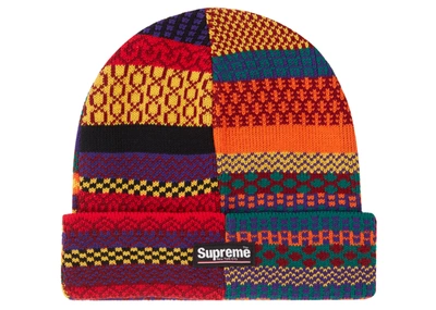 Pre-owned Supreme  Multi Pattern Beanie Multicolor