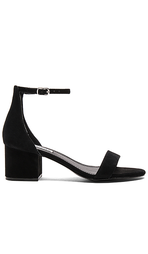 steve madden black block heel