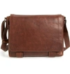 Frye 'logan' Messenger Bag In Antique Dark Brown