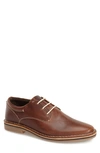 Steve Madden Harpoon Leather Derby In Wood Leather