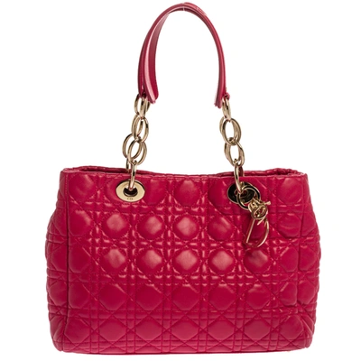 Pre-owned Dior Shopping Tote In Pink