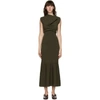 3.1 Phillip Lim / フィリップ リム Military Cowl-neck Ribbed Dress In Olive