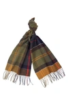 Barbour Inverness Tartan Wool Scarf In Classic