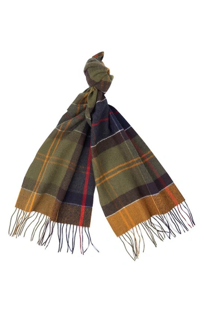 Barbour Inverness Tartan Wool Scarf In Classic