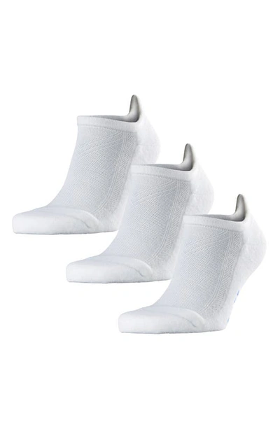 Falke Men's 3-pack Cool Kick Sneaker Socks In White