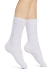 Barefoot Dreamsr Cozychic® Socks In Heather Light Lavender/ White