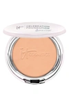 It Cosmetics Celebration Foundation Illumination™ Full Coverage Anti-aging Hydrating Powder Foundation In Tan (w)