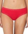 Natori Bliss Cotton Girl Briefs In Vermillion