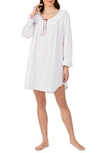 Eileen West Cotton Lawn Short Nightgown In White