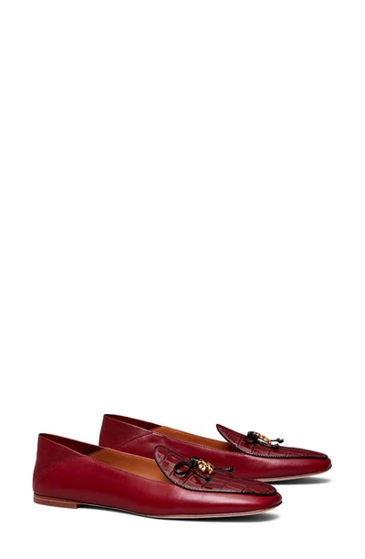 Tory Burch Tory Charm Convertible Loafer In Roma Red / Roma Red