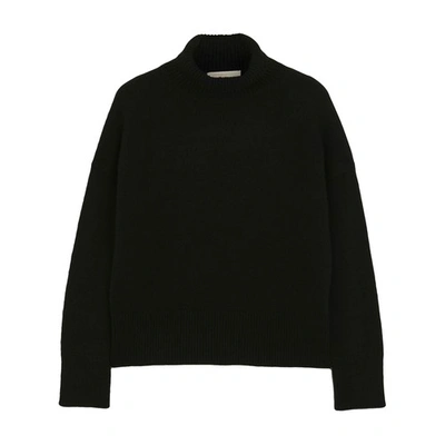 Vanessa Bruno Malo High Neck Sweater In Noir