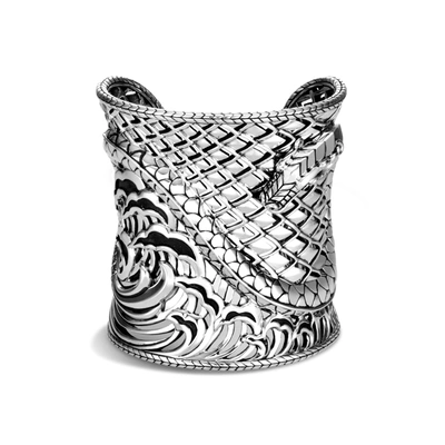 John Hardy Legends Naga 78.5mm Cuff Bracelet In Blue Sapphire