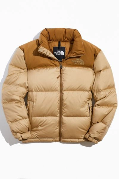 The North Face Eco Nuptse Recycled Puffer Jacket In Taupe | ModeSens