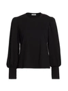 A.l.c Karter Blouson Long-sleeve T-shirt In Black