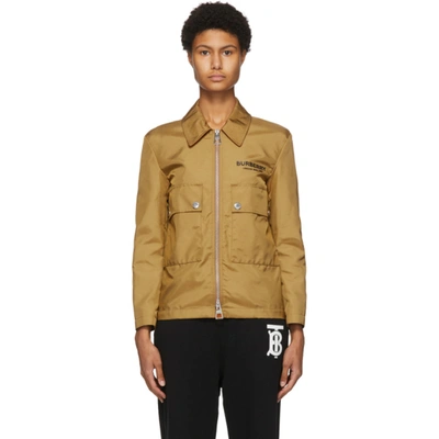 Burberry Tan Eryrys Jacket In A1420 Brown