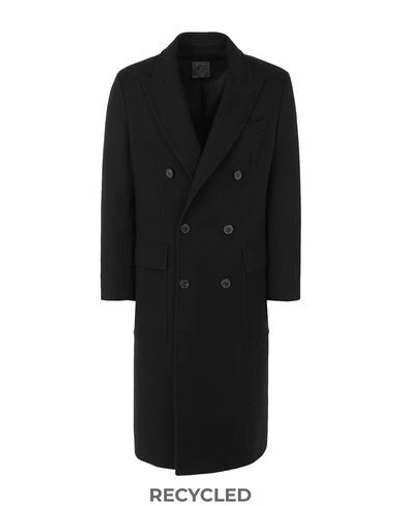 8 By Yoox Coats In Black