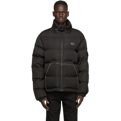 Ader Error Oversized Down Jacket In Black