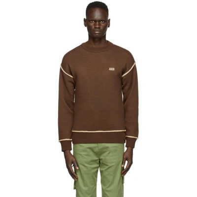 Ader Error Brown Basic Masking Sweater