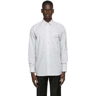 Ader Error White Cinder Pocket Shirt