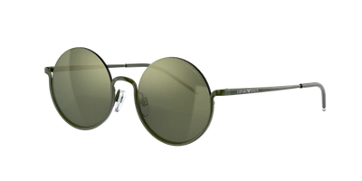 Emporio Armani Woman Sunglasses Ea2112 In Mirror Green