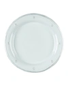 Juliska Berry & Thread Round Ceramic Dinner Plate In White