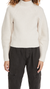 Rag & Bone Oakes Mock Neck Merino Wool Sweater In Turtledove