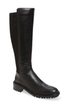 Aquatalia Women's Omara Weatherproof Stretch Leather Tall Boots In Black