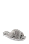 Dolce Vita Women's Pillar Faux Fur Slippers In Grey