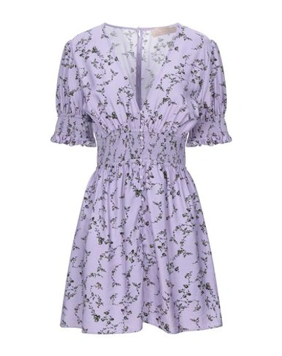 Keepsake Short Dresses In Lilac
