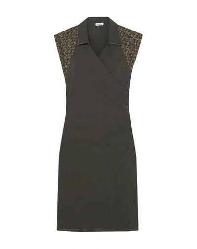 Tomas Maier Midi Dresses In Military Green