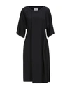 Maison Margiela Midi Dresses In Black