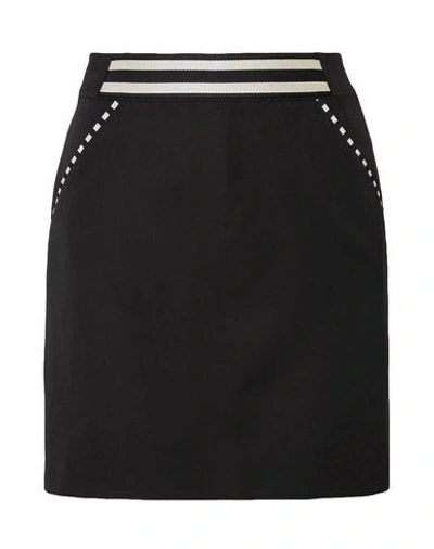 Tomas Maier Knee Length Skirts In Black