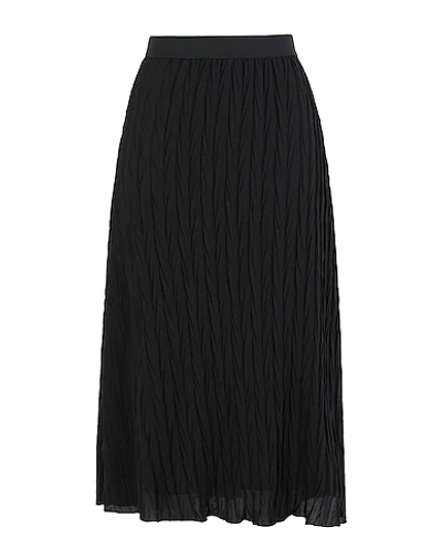 8 By Yoox 3/4 Length Skirts In Black