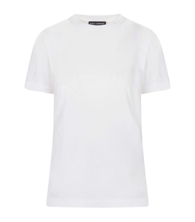 Dolce & Gabbana Logo Reverse T-shirt In White