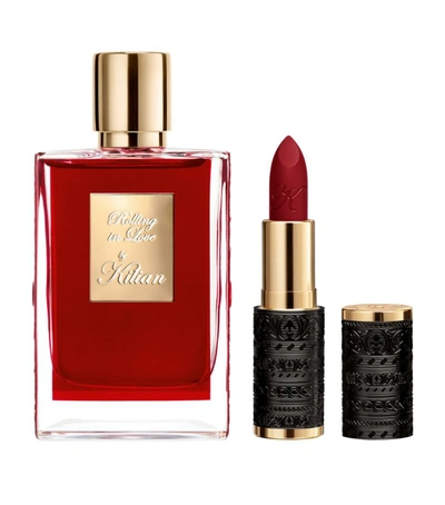 Kilian Rolling In Love Eau De Parfum And Lipstick Gift Set In White