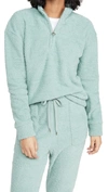 Honeydew Intimates Comfort Queen Quarter Zip Pullover In Jade Spell