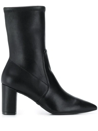 Stuart Weitzman Landry 75mm Ankle Boots In Black