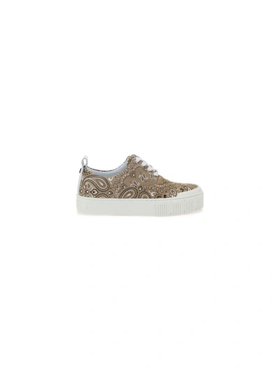 Pierre Hardy Ollie Sneakers In Natural Bandana