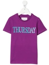 Alberta Ferretti Kids' Thursday T-shirt In Purple
